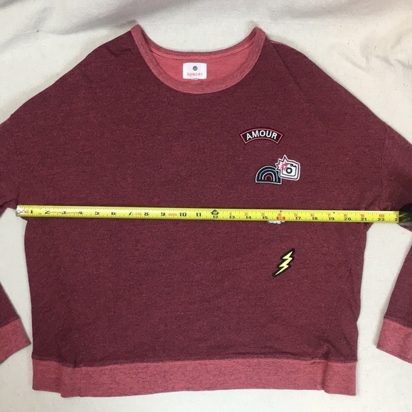 Sundry Amour patch Open Back Top - Picture 5 of 8